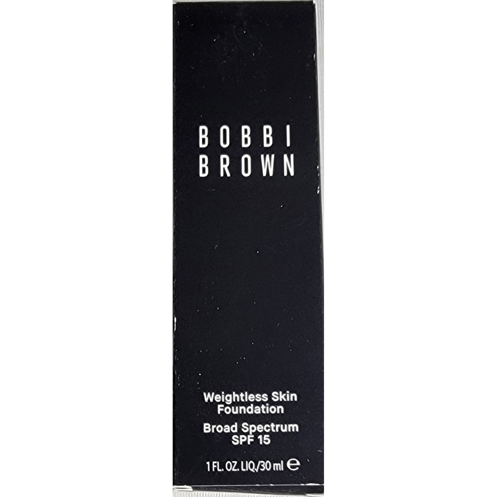 Bobbi Brown Weightless Skin Foundation SPF 15 W-076 Warm Golden 1oz/30ml NEW